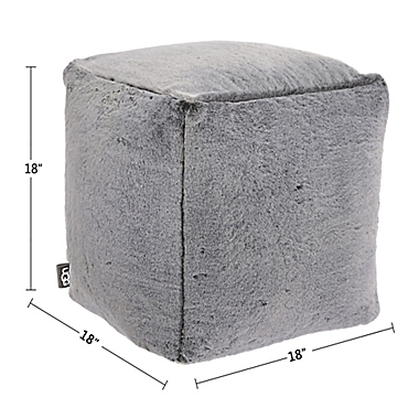 UGG&reg; Dawson Tip-Dyed Faux Fur Pouf. View a larger version of this product image.