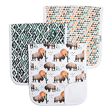 Copper Pearl 3-Pack Bison Burp Cloths. View a larger version of this product image.