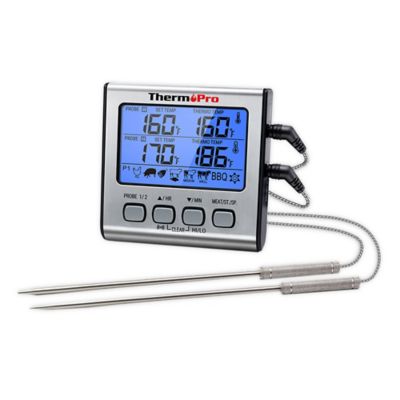 ThermoPro&reg; TP-17 Digital Cooking Electronic Thermometer in Silver