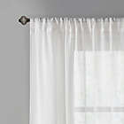 Alternate image 1 for Simply Essential&trade; Westwood 84-Inch Rod Pocket Sheer Window Curtain Panels in Ivory (Set of 2)