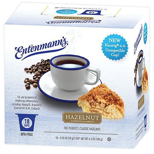 Alternate image 1 for Entenmann's® Hazelnut Coffee for Single Serve Coffee Makers 72-Count