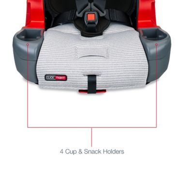 Britax&reg; Grow With You ClickTight Clean Comfort Harness-2-Booster Car Seat in Light Grey. View a larger version of this product image.