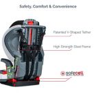 Alternate image 5 for Britax&reg; Grow With You ClickTight Clean Comfort Harness-2-Booster Car Seat in Light Grey