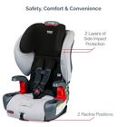Alternate image 6 for Britax&reg; Grow With You ClickTight Clean Comfort Harness-2-Booster Car Seat in Light Grey