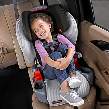 Britax&reg; Grow With You ClickTight Clean Comfort Harness-2-Booster Car Seat in Light Grey. View a larger version of this product image.