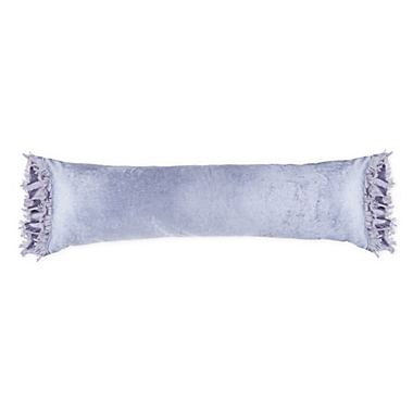 Wamsutta&reg; Vintage Abigall Double Ruffle Throw Pillow in Grey. View a larger version of this product image.