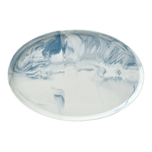 Alternate image 1 for Artisanal Kitchen Supply® Coupe Marbleized 17-Inch Oval Platter