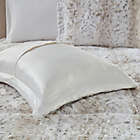Alternate image 4 for Madison Park&reg; Zuri Faux Fur 4-Piece Full/Queen Comforter Set in Snow Leopard