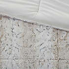 Alternate image 5 for Madison Park&reg; Zuri Faux Fur 4-Piece Full/Queen Comforter Set in Snow Leopard