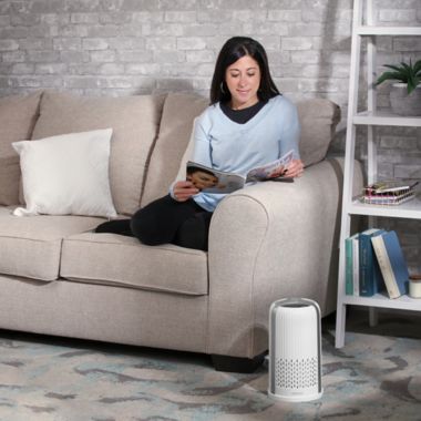 HoMedics&reg; TotalClean&trade; 4-in-1 Air Purifier in White. View a larger version of this product image.
