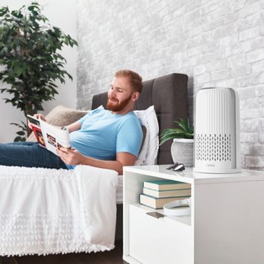 HoMedics&reg; TotalClean&trade; 4-in-1 Air Purifier in White. View a larger version of this product image.