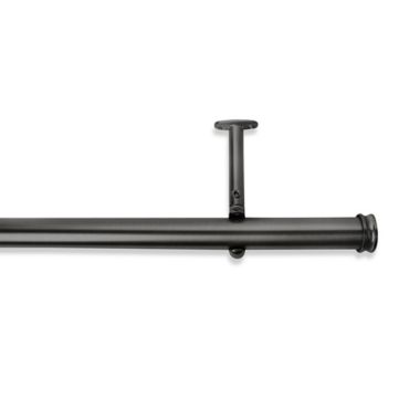 Cambria&reg; Premier Complete 28 to 48-Inch Adjustable Curtain Rod in Graphite. View a larger version of this product image.