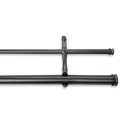 Cambria&reg; Premier Complete 88-Inch x 144-Inch Double Drapery Rod in Graphite