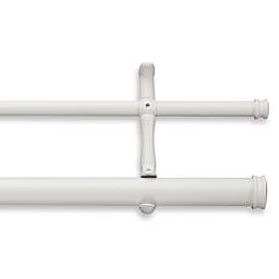 Cambria® Premier Complete 28-Inch x 48-Inch Double Drapery Rod in Satin White