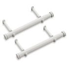 Alternate image 0 for Cambria&reg; Premier 12 to 20-Inch Side Mount Curtain Rods in White (Set of 2)