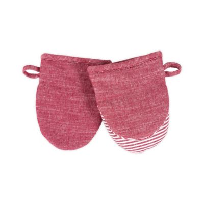 Artisanal Kitchen Supply Mini Oven Mitts Set Of 2 Bed Bath And   Lf 352885569480467p Imageset