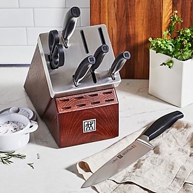 ZWILLING Five Star 7-Piece Self-Sharpening Knife Block Set. View a larger version of this product image.