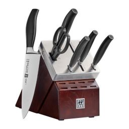 ZWILLING Five Star 7-Piece Self-Sharpening Knife Block Set