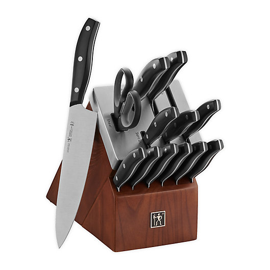 Alternate image 1 for HENCKELS Definition 14-Piece Kitchen Knife Set with Self-Sharpening Knife Block