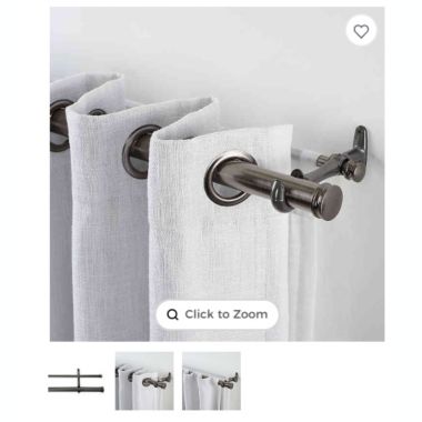 Cambria&reg; Premier Complete 28-Inch to 48-Inch Double Drapery Rod in Oil Rubbed Bronze. View a larger version of this product image.