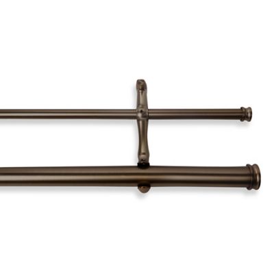 Cambria&reg; Premier Complete 28-Inch to 48-Inch Double Drapery Rod in Oil Rubbed Bronze