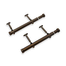 Cambria® Premier 12 to 20-Inch Side Mount Curtain Rods in Oil Rubbed Bronze (Set of 2)