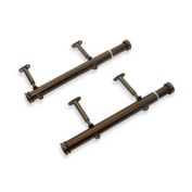 Cambria&reg; Premier 12 to 20-Inch Side Mount Curtain Rods (Set of 2)