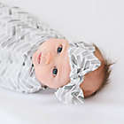 Alternate image 1 for Copper Pearl One Size Alta Knit Bow Headband in White/Grey