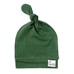 Copper Pearl™ Size 0-4M Alder Top Knot Hat in Green