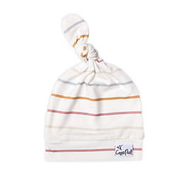 Copper Pearl™ Size 0-4M Piper Top Knot Hat in White