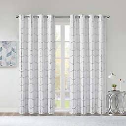 Intelligent Design Raina 63-Inch Grommet 100% Blackout Window Curtain Panel in White (Single)