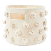 Pehr Pom-Pom Pint Canvas Storage Bin