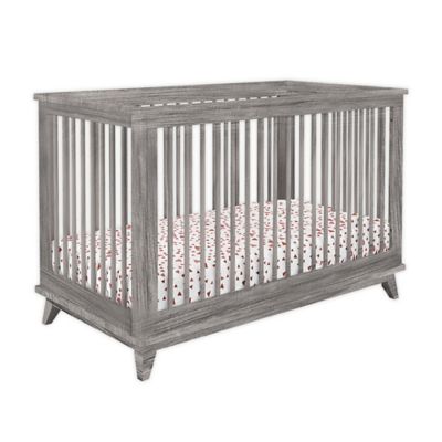 distressed grey crib