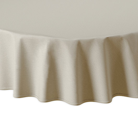 Alternate image 1 for Olivia & Oliver™ Madison 70-Inch Round Tablecloth in Sand