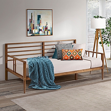 Forest Gate&trade; Diana Solid Wood Spindle Daybed in Caramel. View a larger version of this product image.