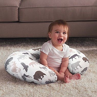 Boppy&reg; Original Nursing Pillow and Positioner in Neutral Wildlife. View a larger version of this product image.