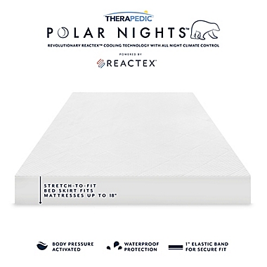 Therapedic&reg; Polar Nights&trade; Cooling King Mattress Pad. View a larger version of this product image.