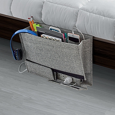 ORG Bedside Caddy in Grey. View a larger version of this product image.