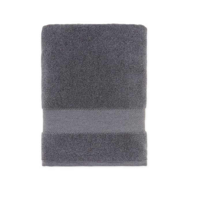 O&O by Olivia & Oliver™ Turkish Fibro Bath Towel in Grey Bed Bath and Beyond Canada