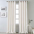 Alternate image 0 for Bee & Willow&trade; Oakdale 84-Inch Grommet 100% Blackout Curtain Panel in Ivory (Single)