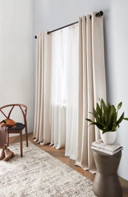 Bee & Willow&trade; Oakdale 95-Inch Grommet 100% Blackout Curtain Panel in Linen (Single)