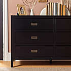 Alternate image 12 for Forest Gate&trade; Solid Wood 6-Drawer Dresser in Black