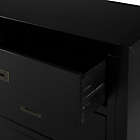 Alternate image 5 for Forest Gate&trade; Solid Wood 6-Drawer Dresser in Black