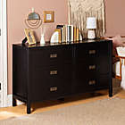 Alternate image 7 for Forest Gate&trade; Solid Wood 6-Drawer Dresser in Black