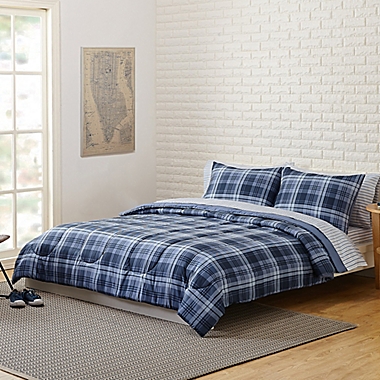 Denver 5-Piece Twin/Twin XL Comforter Set in Blue. View a larger version of this product image.