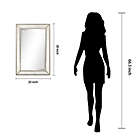 Alternate image 3 for Empire&trade; Art Direct Champagne Bead 20-Inch x 30-Inch Rectangular Wall Mirror