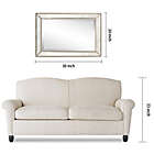 Alternate image 2 for Empire&trade; Art Direct Champagne Bead 20-Inch x 30-Inch Rectangular Wall Mirror