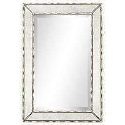 Empire™ Art Direct Champagne Bead 20-Inch x 30-Inch Rectangular Wall Mirror