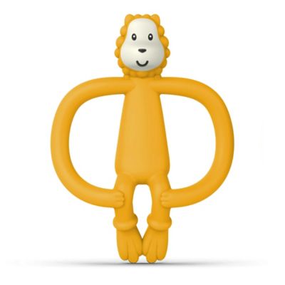 Matchstick Monkey&trade; Ludo Lion Silicone Teether in Yellow