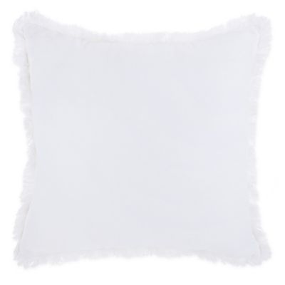 Wamsutta&reg; Vintage Abigall Velvet Star Throw Pillow in White